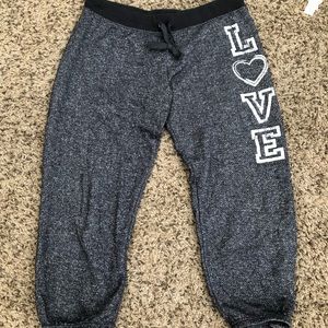 Cute “LOVE” Capri lounge pants